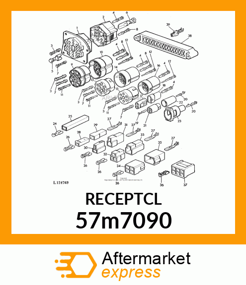 FEM TERMINAL TYPE PT NOMSZ 6.3 57m7090