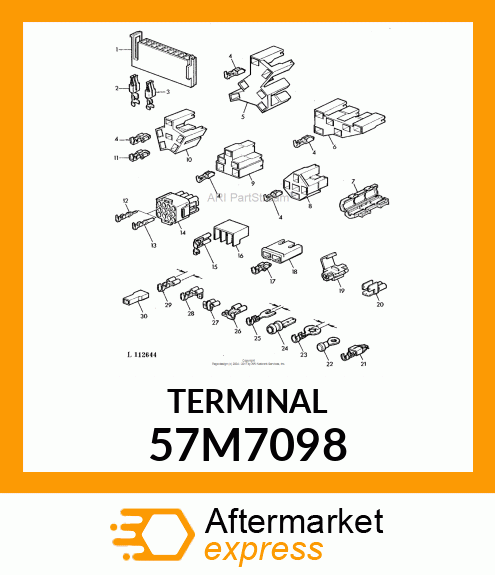 TERMINAL SPECIAL TYPE NOMSZ 9.5 57M7098