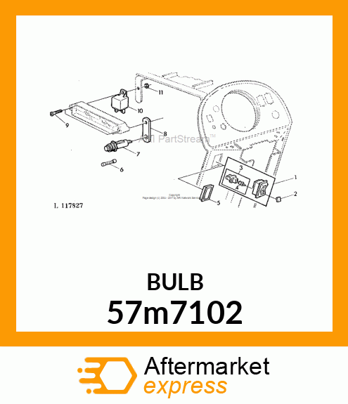 BULB ASSY 57M7102