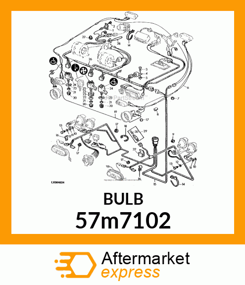 BULB ASSY 57M7102