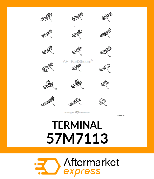 TERMINAL NOMSZ 4.8 57M7113