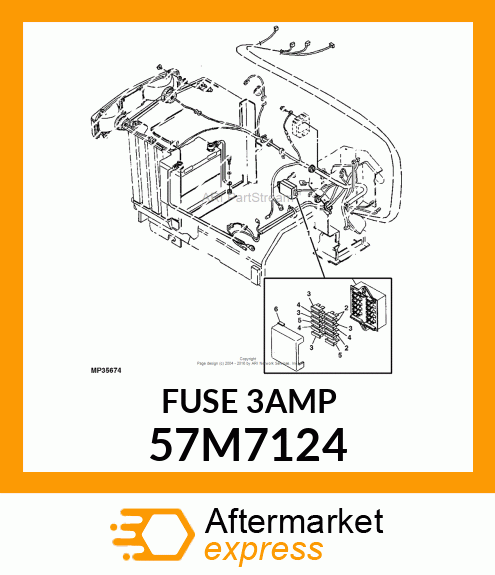 FUSE, BLADE VIOLET 3 A 57M7124