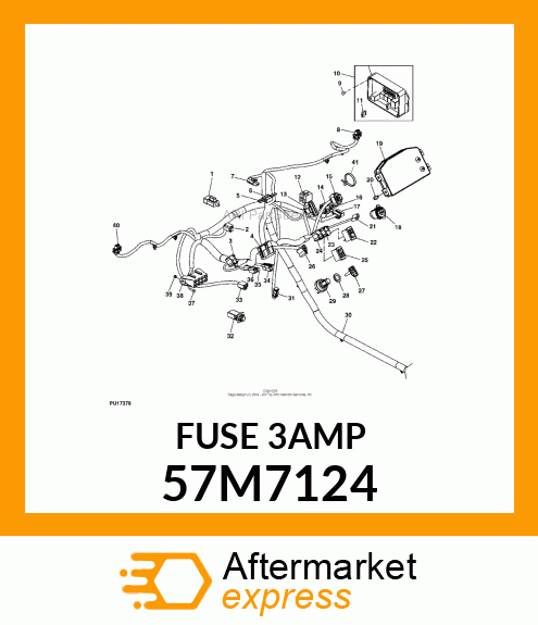 FUSE, BLADE VIOLET 3 A 57M7124