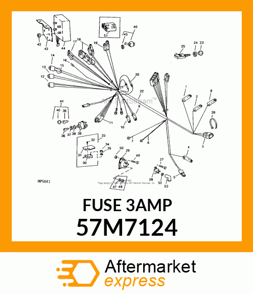 FUSE, BLADE VIOLET 3 A 57M7124