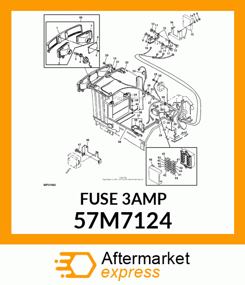 FUSE, BLADE VIOLET 3 A 57M7124