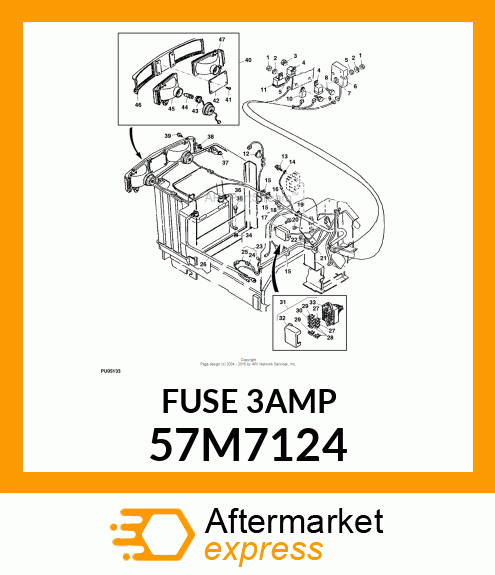 FUSE, BLADE VIOLET 3 A 57M7124