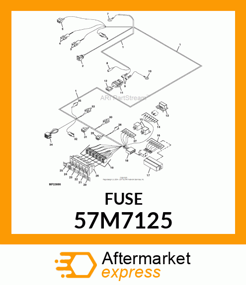 FUSE, BLADE TAN 5 A 57M7125