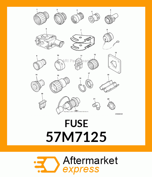 FUSE, BLADE TAN 5 A 57M7125