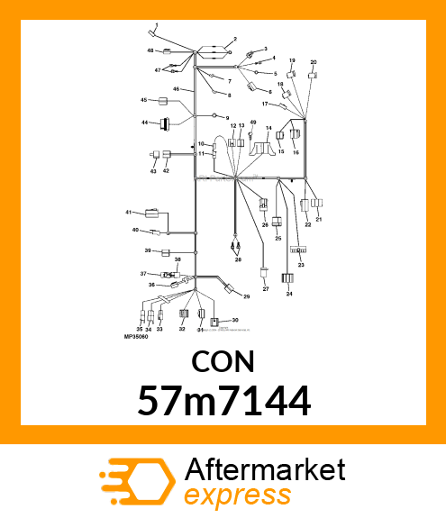 CONNECTEUR ELECTRIQUE 57m7144