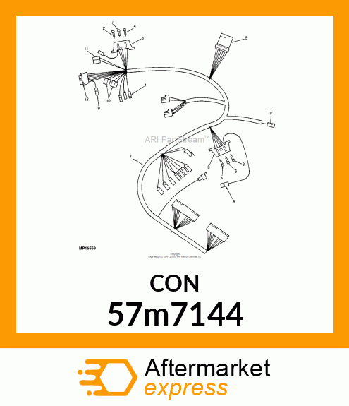 CONNECTEUR ELECTRIQUE 57m7144