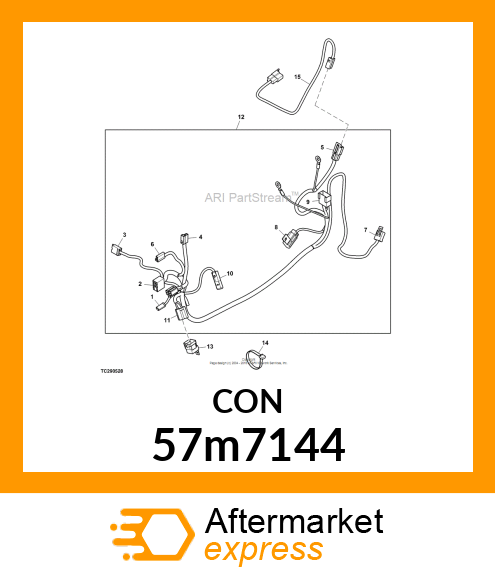 CONNECTEUR ELECTRIQUE 57m7144