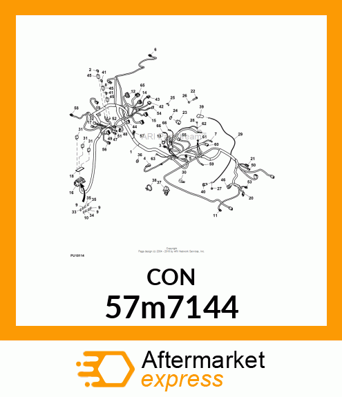 CONNECTEUR ELECTRIQUE 57m7144