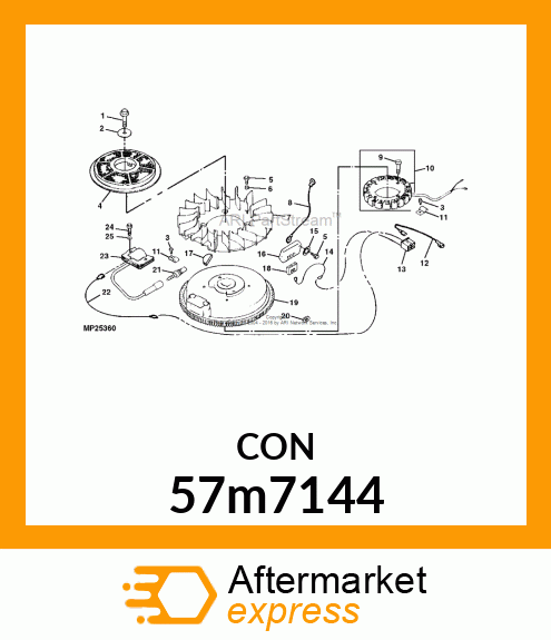 CONNECTEUR ELECTRIQUE 57m7144