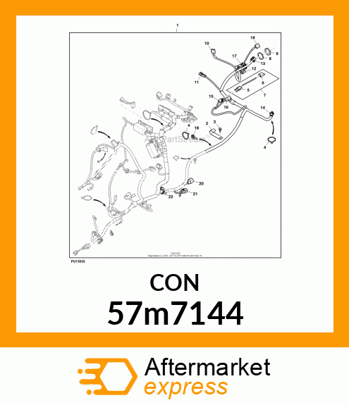 CONNECTEUR ELECTRIQUE 57m7144