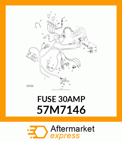 FUSE, BLADE LIGHTGREEN 30 A 57M7146