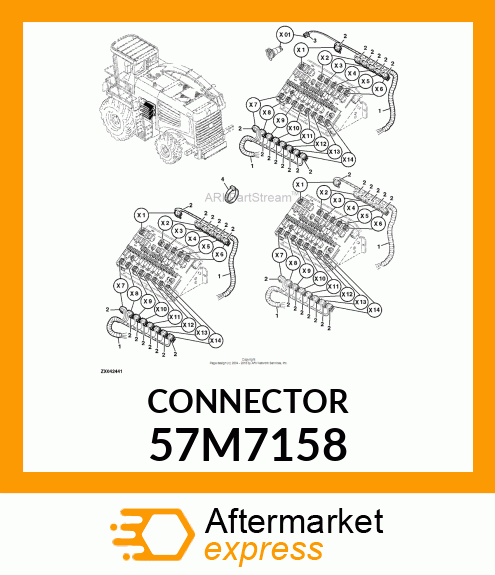 CONN TYCO MNLOK 9W M WHITE NYLON 57M7158