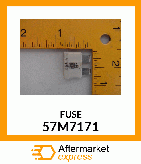 FUSE, BLADE WHITE 0.5 A 57M7171