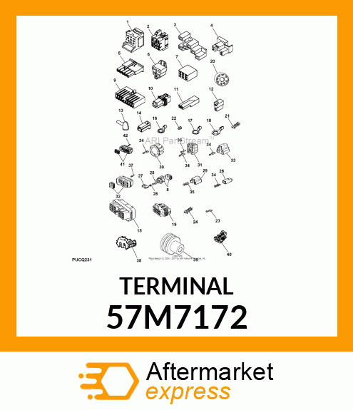 TERMINAL,FEMALE 57M7172