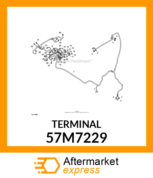 AMP FEMALE TERMINAL NOMSZ 2.8 57M7229