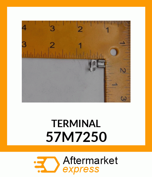 TERMINAL TYPE BK W/ LCKNG TANG 57M7250