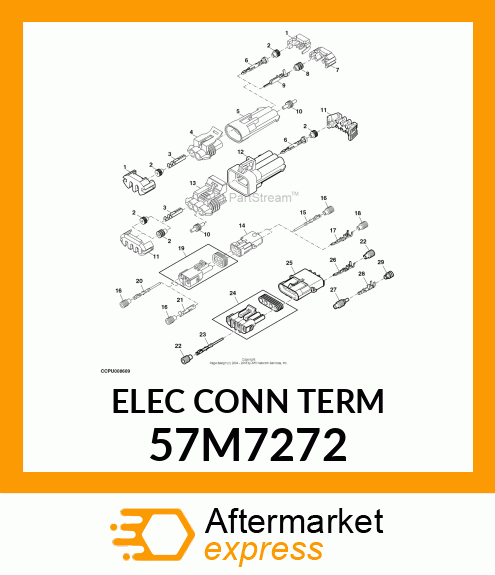 TERMINAL, MALE 57M7272