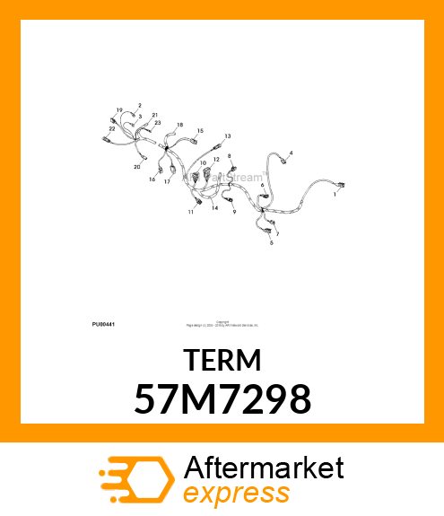 Elec. Connector Terminal - PACKARD MP280 FEM TERMINAL 1.0-2.0 57M7298