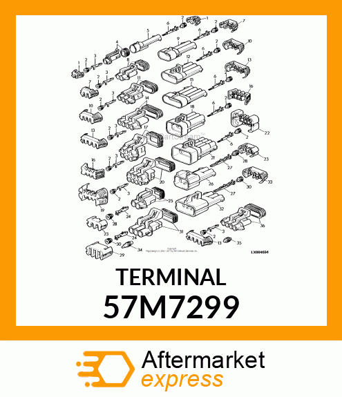 PACKARD MP280 FEM TERMINAL 3.0 57M7299