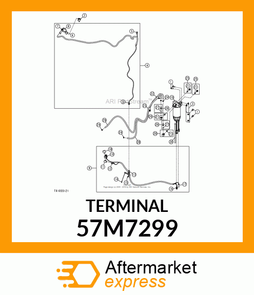 PACKARD MP280 FEM TERMINAL 3.0 57M7299