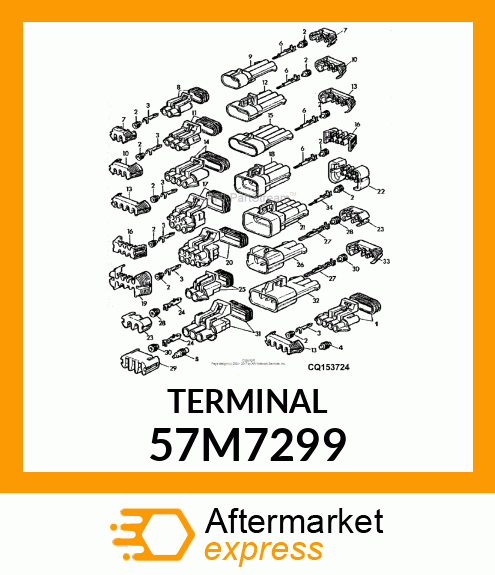 PACKARD MP280 FEM TERMINAL 3.0 57M7299