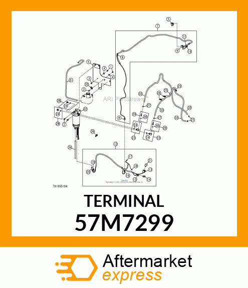 PACKARD MP280 FEM TERMINAL 3.0 57M7299