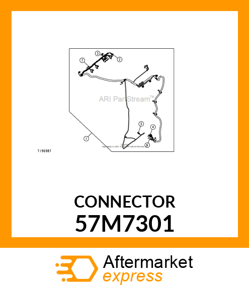 CONN DELPHI MP280 5W FS MEDGRY NYLN 57M7301