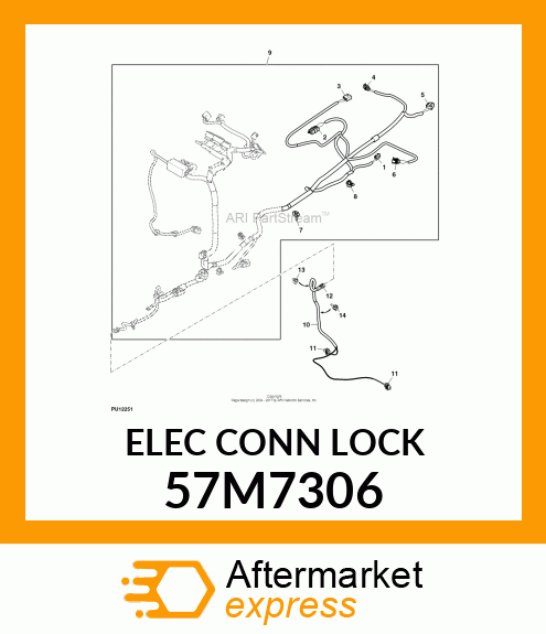 SEC. LOCK 57M7306