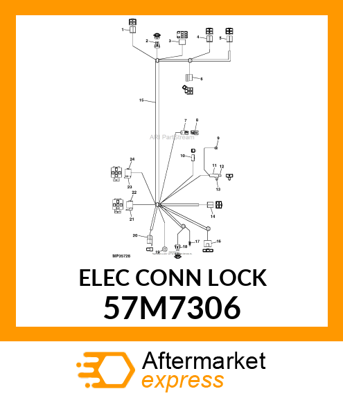 SEC. LOCK 57M7306