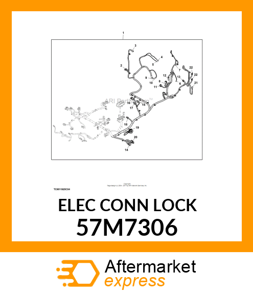 SEC. LOCK 57M7306