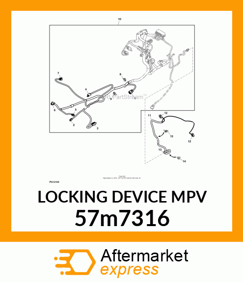 LOCKING DEVICE MPV 57m7316