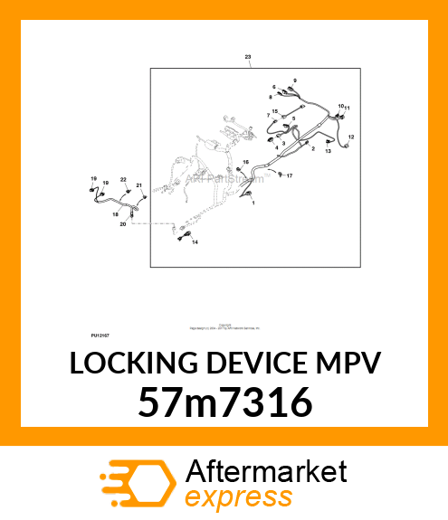 LOCKING DEVICE MPV 57m7316