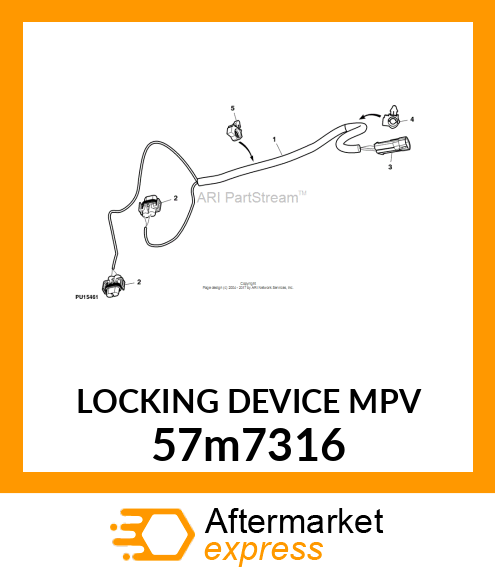 LOCKING DEVICE MPV 57m7316