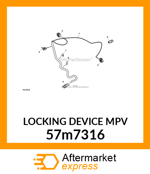 LOCKING DEVICE MPV 57m7316