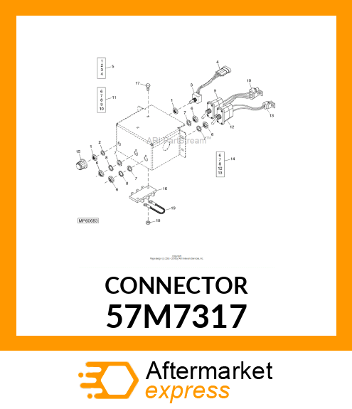 CONECTOR 57M7317