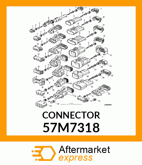 CONNECTOR MPV 57M7318