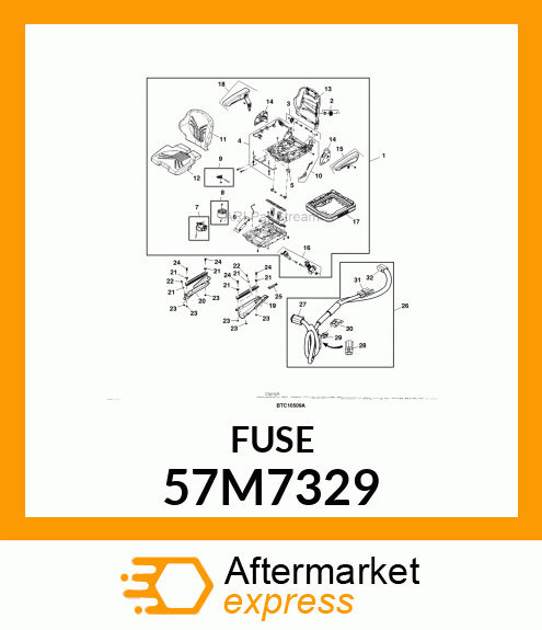 FUSE, BLADE 57M7329