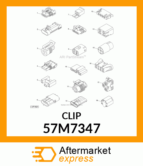 CONNECTOR LAN962 57M7347