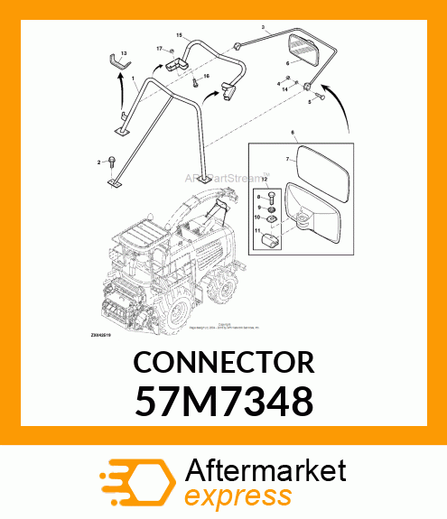 TERM TYCO RING M8 17 57M7348