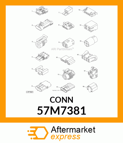 CONN TYCO RESTRICTED 57M7381