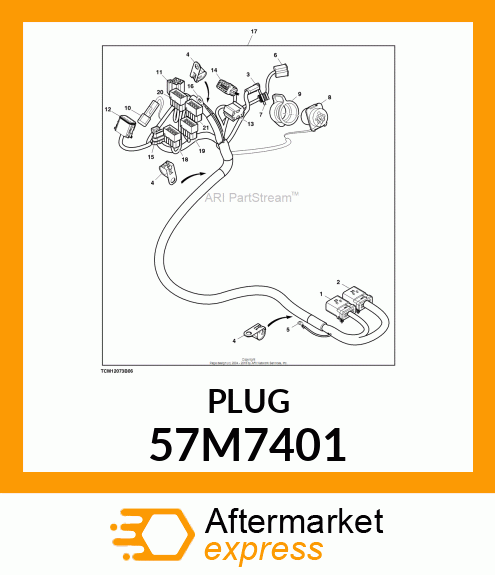 JRPT45, BLIND PLUG, PTS 57M7401