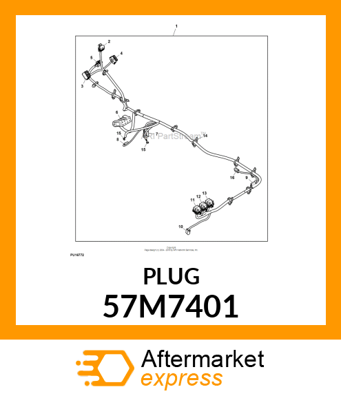 JRPT45, BLIND PLUG, PTS 57M7401