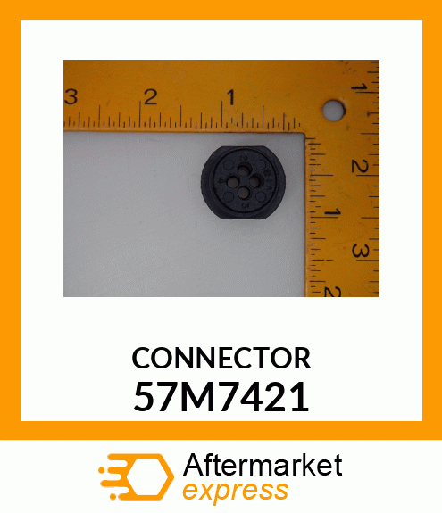 AMP,PIN CONTACT CONNECTOR 4 CONT. 57M7421