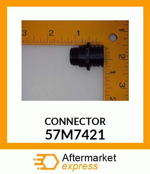 AMP,PIN CONTACT CONNECTOR 4 CONT. 57M7421