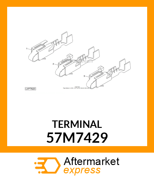 PACKARD FEMALE CONTACT, 14 57M7429