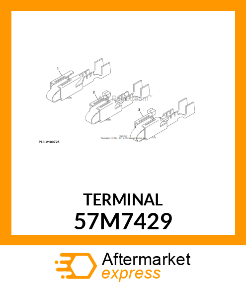 PACKARD FEMALE CONTACT, 14 57M7429